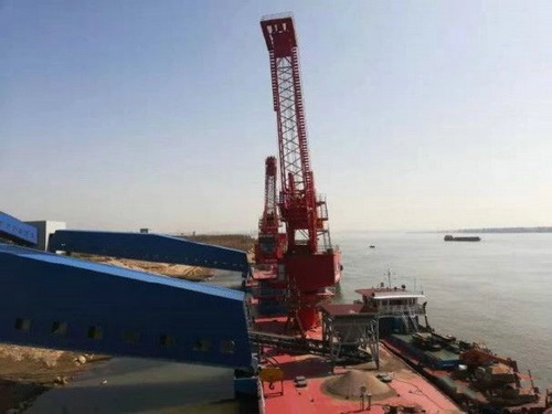 湖北一永久性砂石集并中心建成，總投資約2.5億元，年設計吞吐量360萬噸