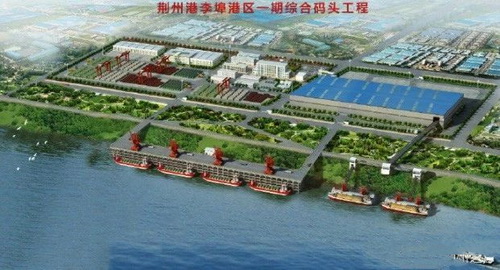 湖北一永久性砂石集并中心建成，總投資約2.5億元，年設計吞吐量360萬噸