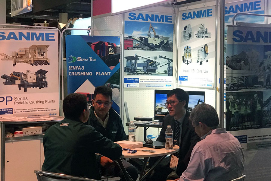 疫情擋不住走出去的腳步，山美股份亮相美國工程機械博覽會(CONEXPO-CON/AGG)向世界展示產(chǎn)品及服務(wù)