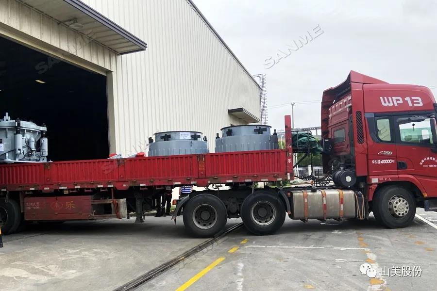 發(fā)貨季｜山美股份高性能破碎篩分裝備發(fā)往江西，助力當(dāng)?shù)鼗?xiàng)目建設(shè)及建筑固廢資源化