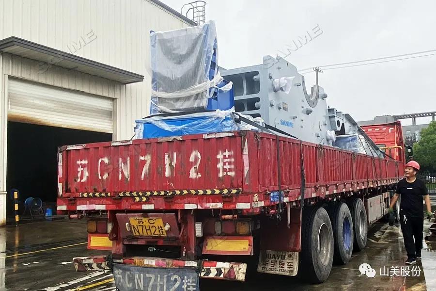 發(fā)貨季｜山美股份高性能破碎篩分裝備發(fā)往江西，助力當(dāng)?shù)鼗?xiàng)目建設(shè)及建筑固廢資源化