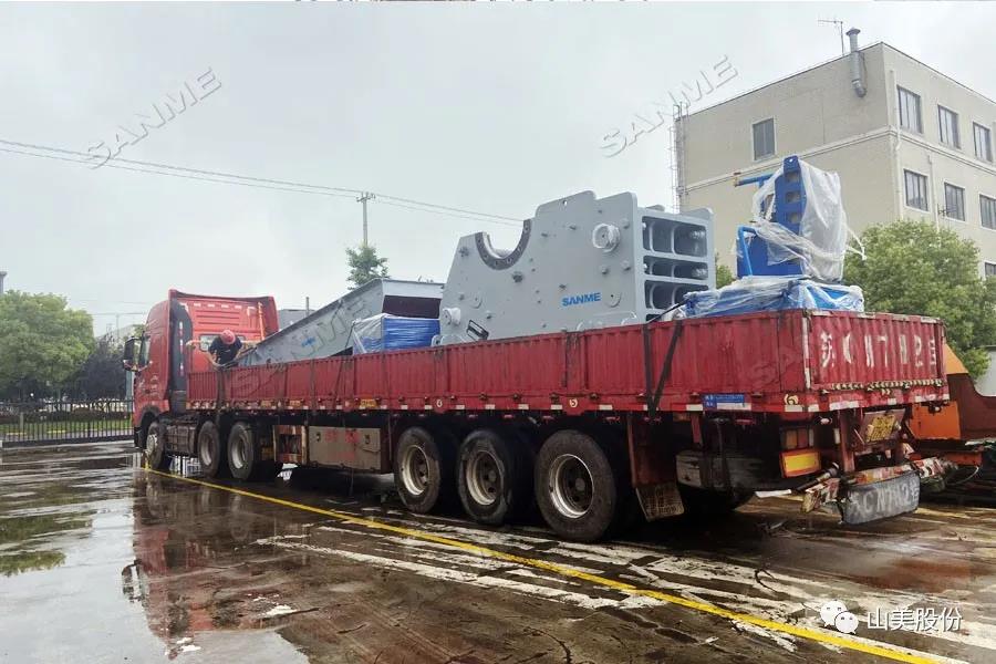 發(fā)貨季｜山美股份高性能破碎篩分裝備發(fā)往江西，助力當(dāng)?shù)鼗?xiàng)目建設(shè)及建筑固廢資源化