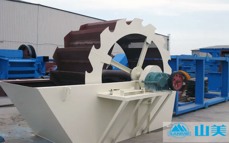 高效輪式洗砂機(jī)，洗凈度高，產(chǎn)量大！