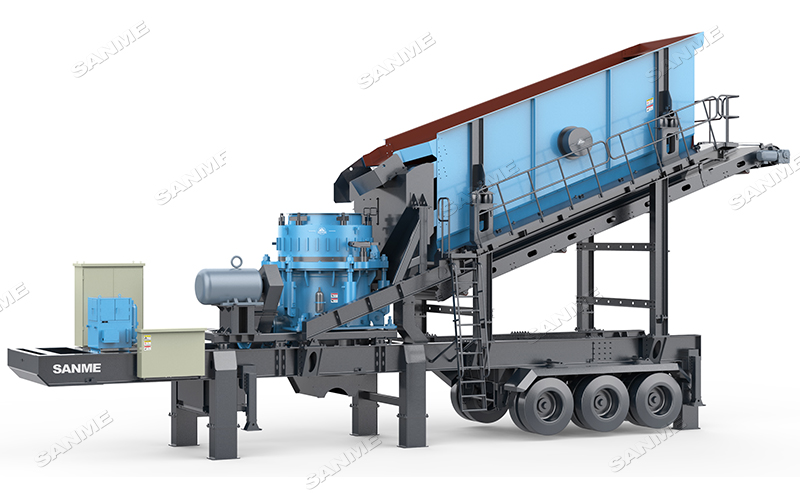 PP系列輪胎移動(dòng)圓錐式破碎站 PP系列輪胎移動(dòng)圓錐式破碎站