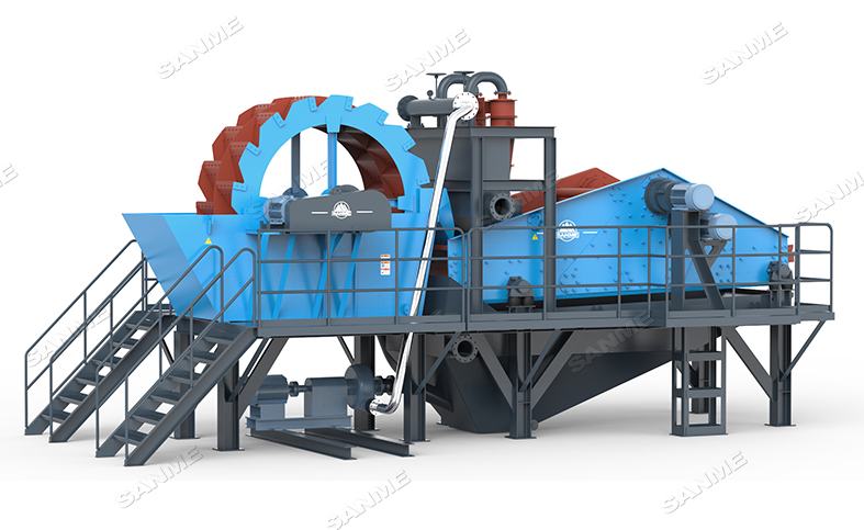 制砂機和洗砂機的區(qū)別，大型洗砂機多少錢一臺