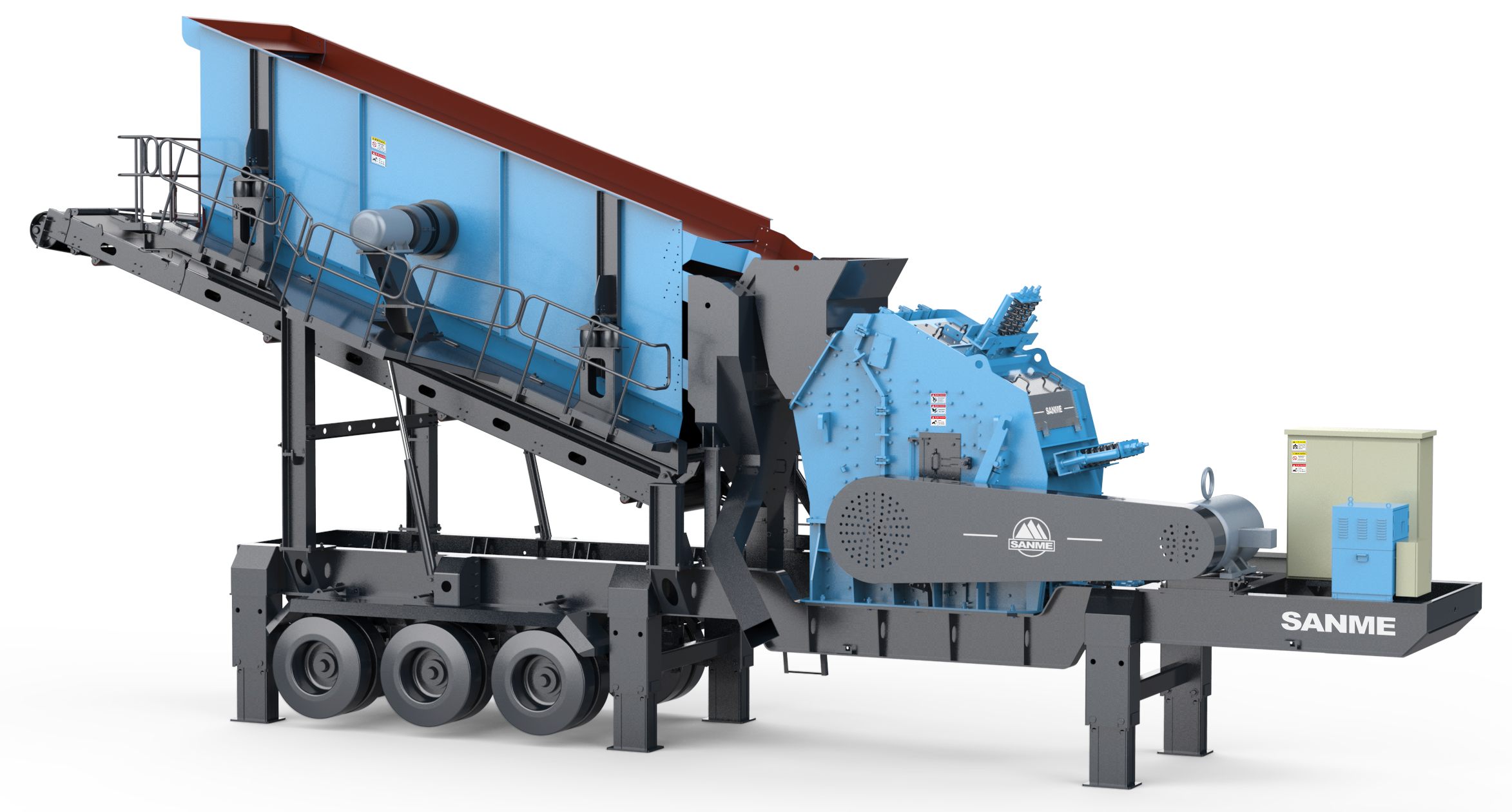 兩大移動破碎站：輪胎式vs履帶式，5方面對比讓你看清差別！