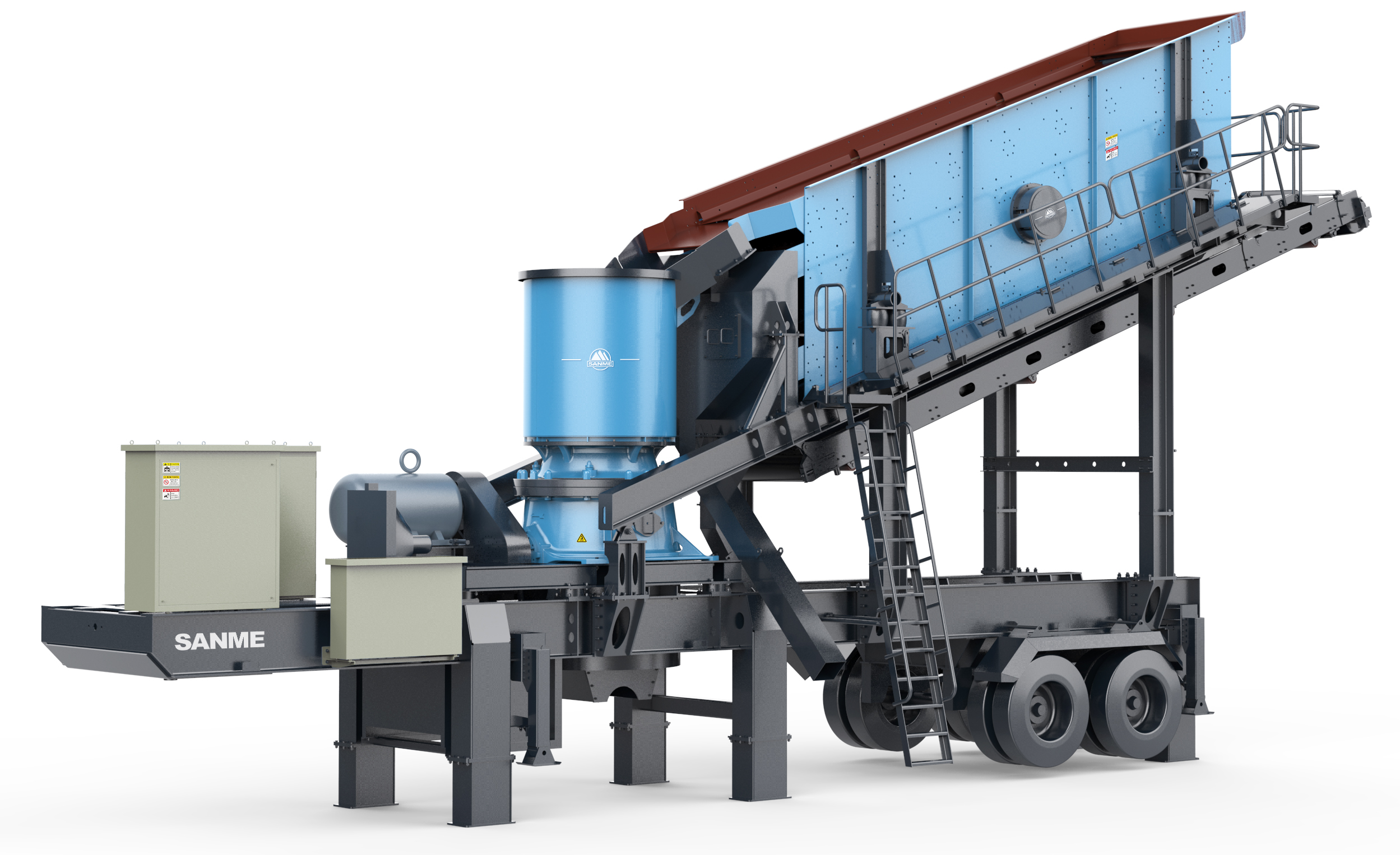 兩大移動破碎站：輪胎式vs履帶式，5方面對比讓你看清差別！