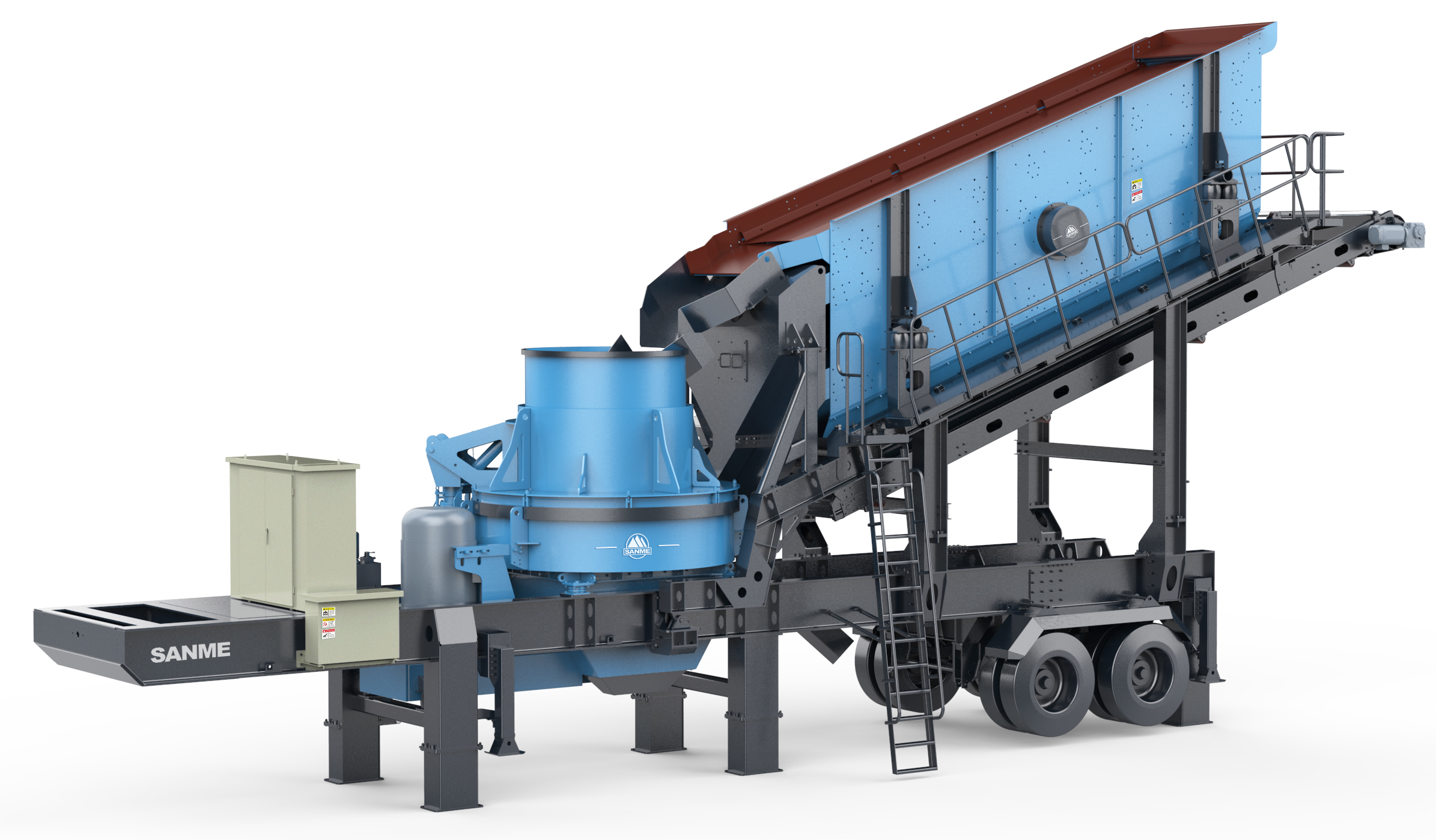 輪胎式移動(dòng)破碎站多少錢一套？