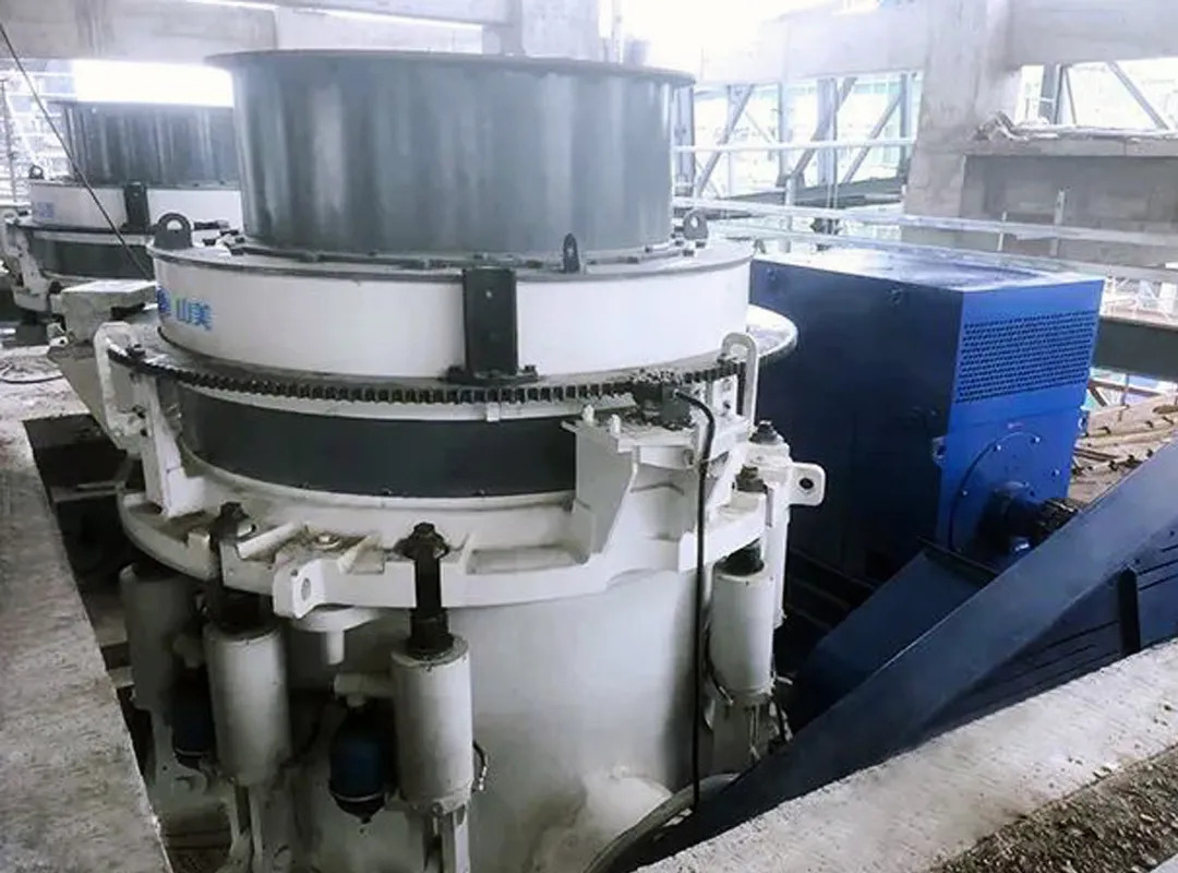 硬巖破碎新突破|山美E-SMS歐星系列液壓圓錐破碎機(jī)實現(xiàn)效能躍升